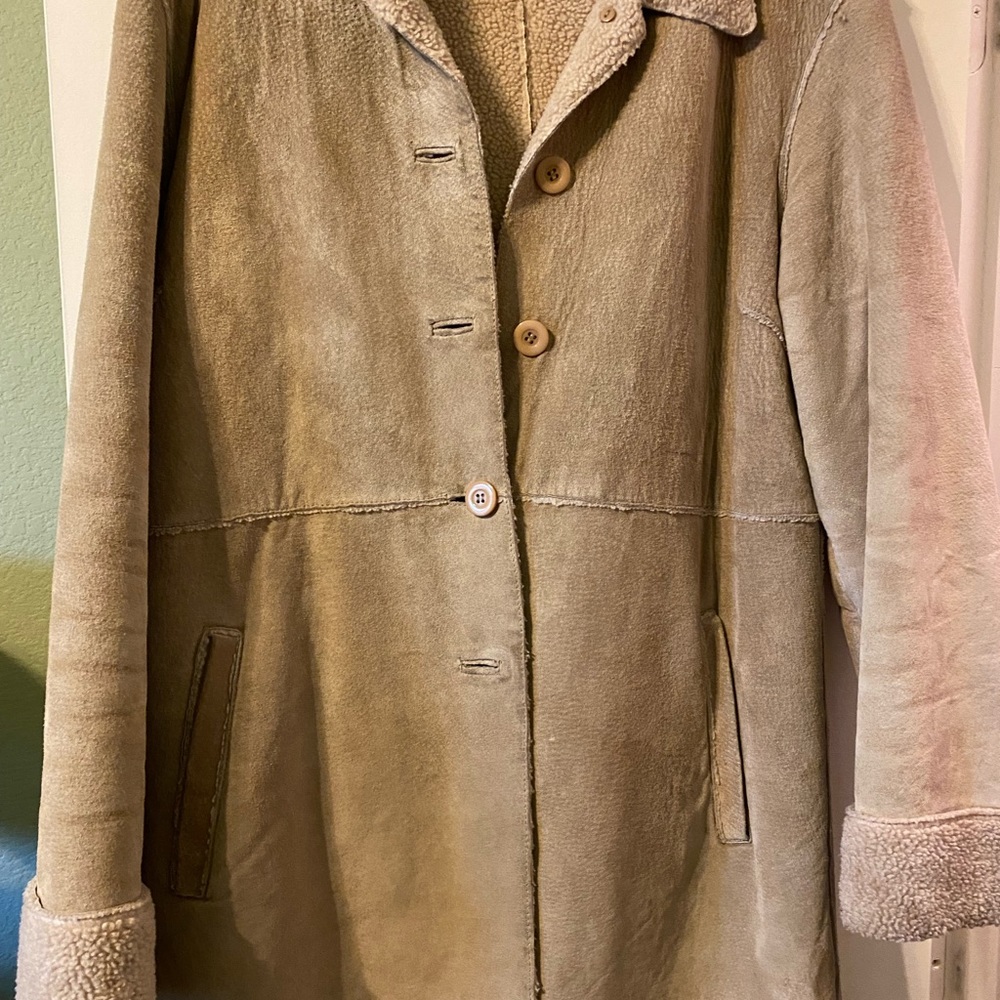 Tan Shearling Jacket - image 2